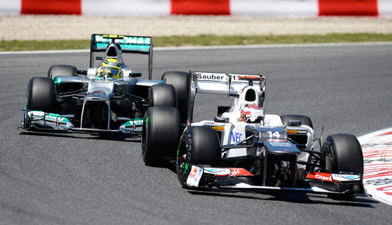 索伯车队绝杀威廉姆斯，佩雷兹关键制胜